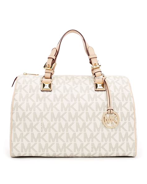 authentic michael kors grayson bag|michael kors bag beige.